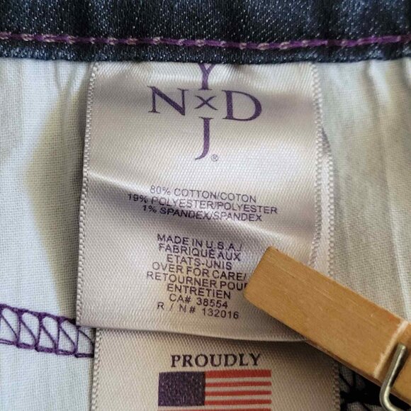 NYDJ Jeans Womens Size 4 Straight Medium Wash Blue Not Your Daughters Jeans - Picture 8 of 9